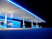eine Tankstelle: der Arbeitsplatz des Tankwartes